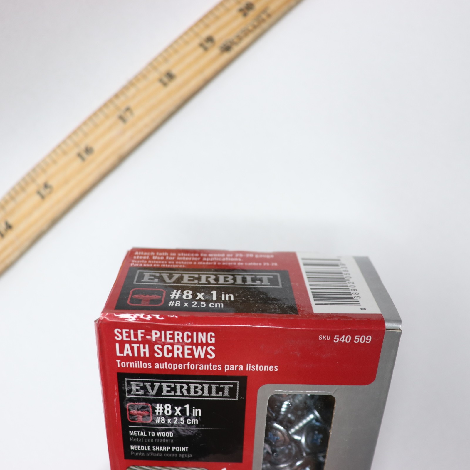 Everbilt Lath Sharp Point Screw Zinc #8 x 1 1Lb 540 509