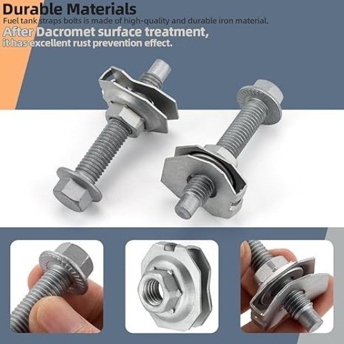 Fuel Tank Strap Bolts Hardware Kit Compatible with 1996 1997 1998 1999 2000 2001