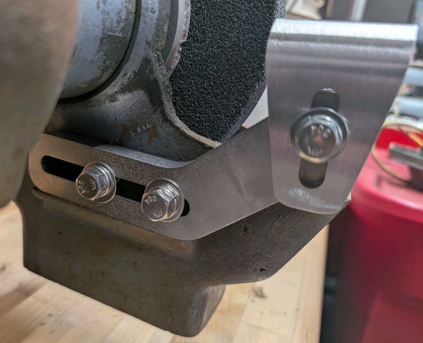 New 10in Baldor Bench Grinder Stainless Steel Tool Rest Assembly