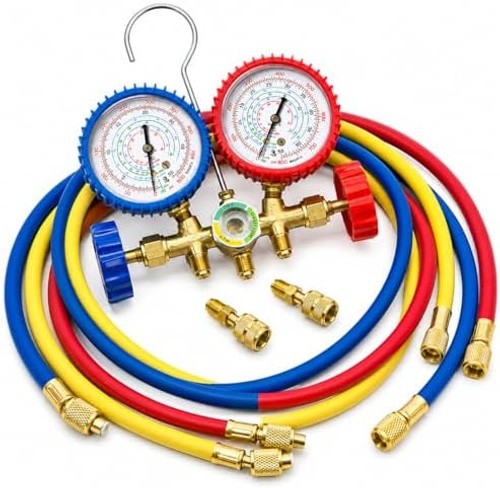 Stark USA Manifold Gauge Set R410A R22 R404A HVAC A/C Refrigeration Charging …