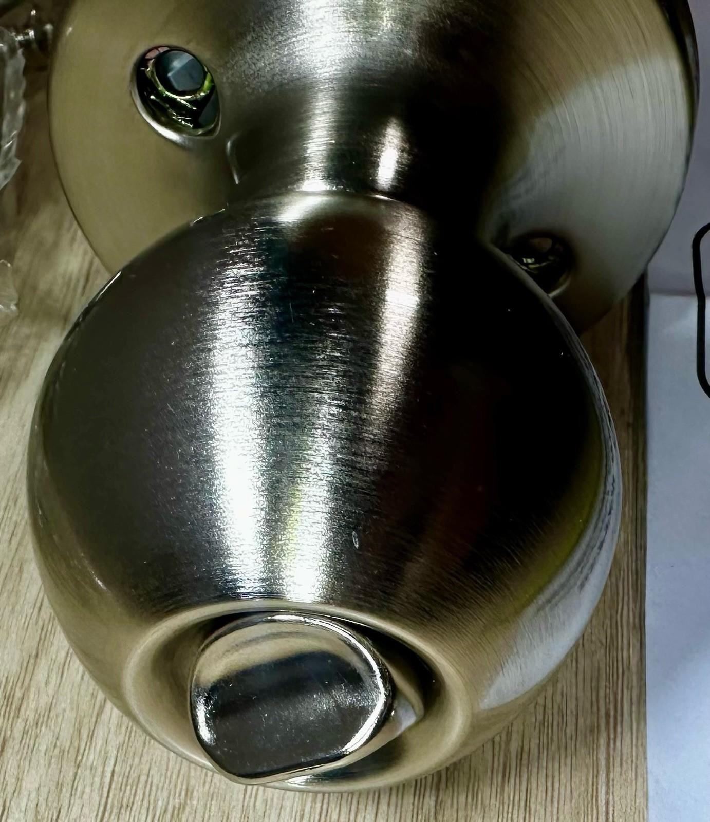 NEW! BHP Satin Nickel Round Ball Privacy Bed/Bath Door Knob Model 10226DC (G)