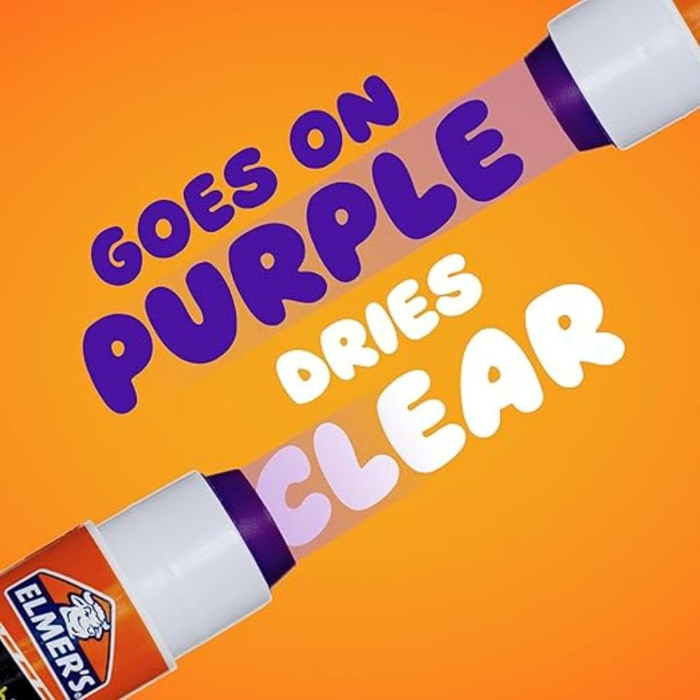 Elmer’S Elmers Disappearing Purple School Glue Sticks Washable 7 Grams 30 Count
