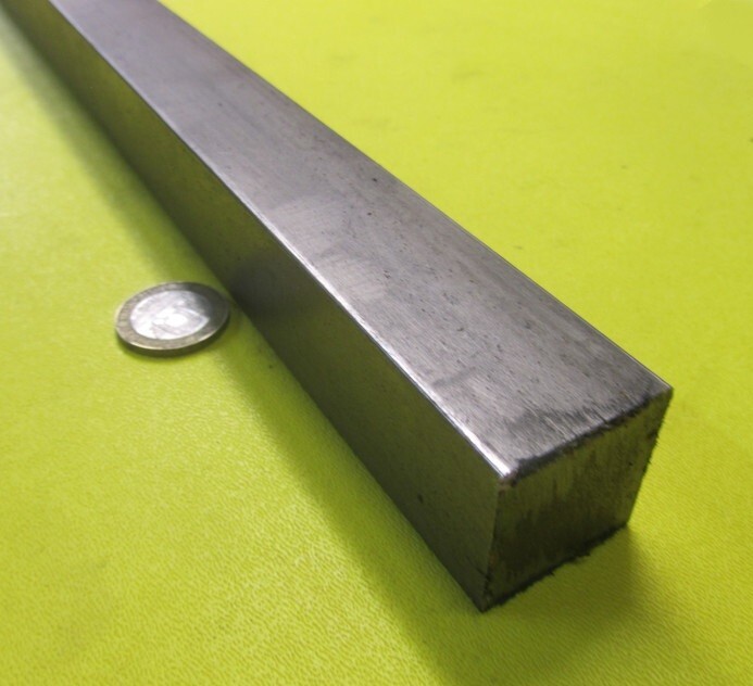 12L14 Square Carbon Steel Bars, 1 1/8″ Square x 1 Ft Length
