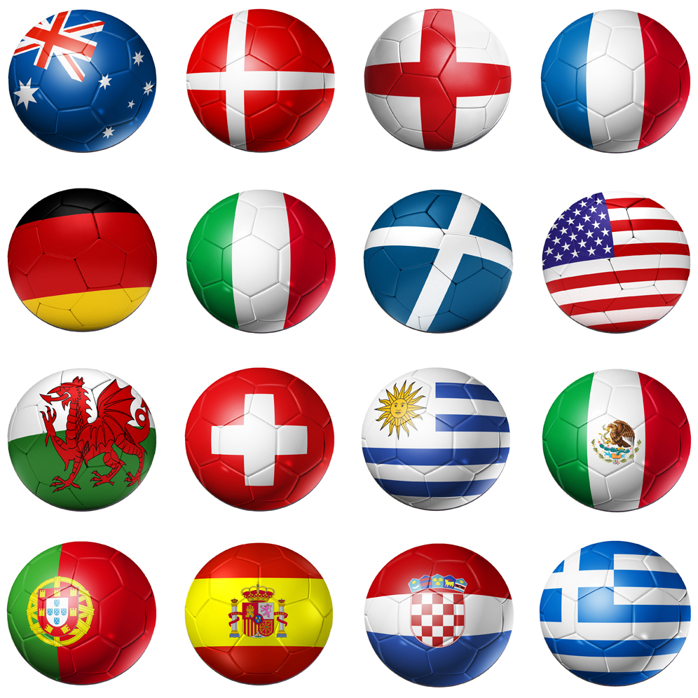 COMPUTER PC MOUSEMAT MOUSE MAT PAD CIRCLE FOOTBALL SOCCER FLAG BALL – VARIOUS