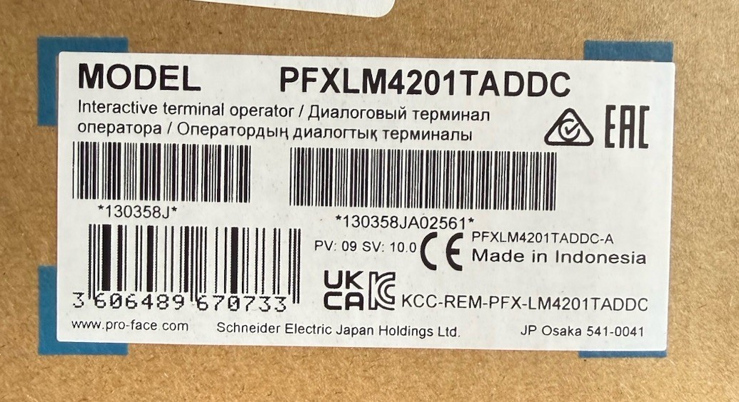 Schneider Pro-face PFXLM4201TADDC Modular HMI PLC New Open Box Tested