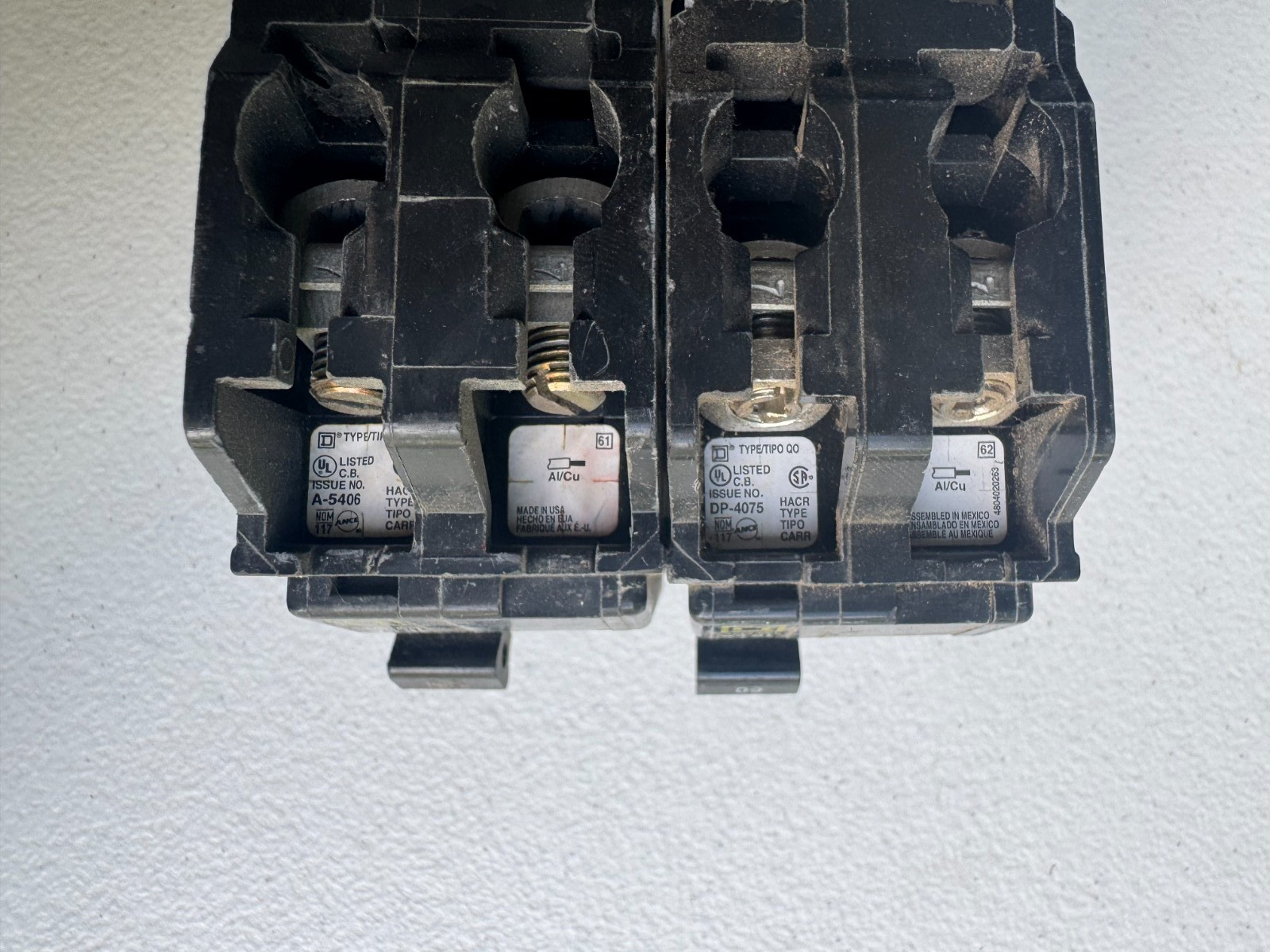 Square D QO260 60 A Miniature Circuit Breaker