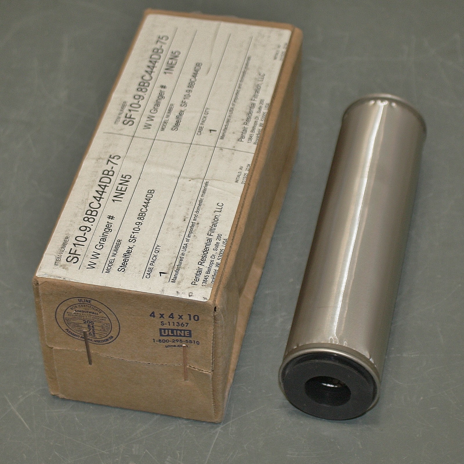 Pentair Stainless Mesh Filter Cartridge SF10-9.8BC444DB-75, 2-1/2″ x9-7/8″, 10µm
