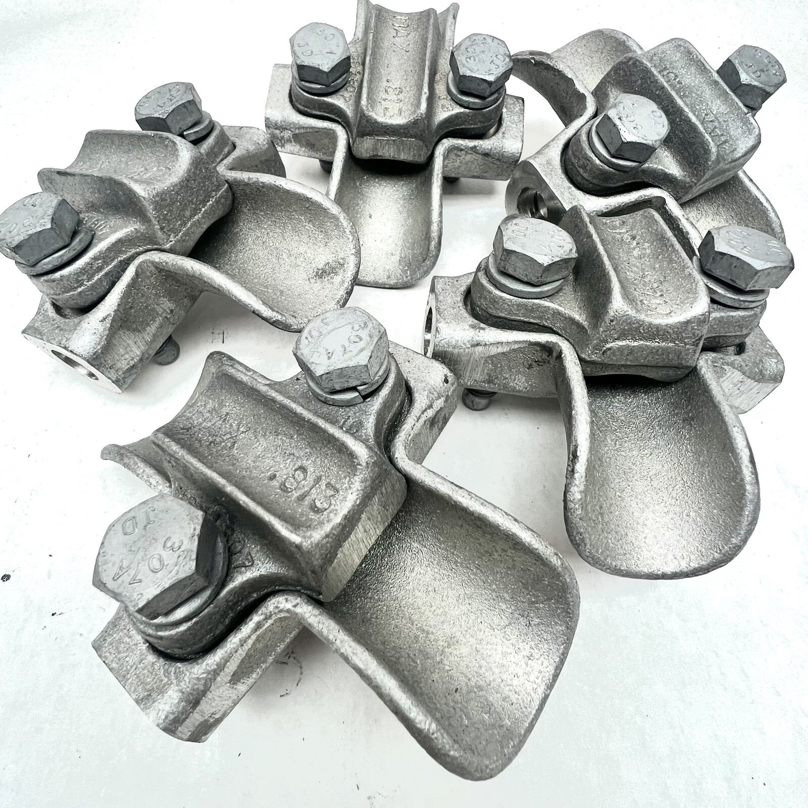LOT OF 5 (M) F336653 POWER ACT-118.50-1.18 ALUMINUM TRUNNION CLAMP POWER LI
