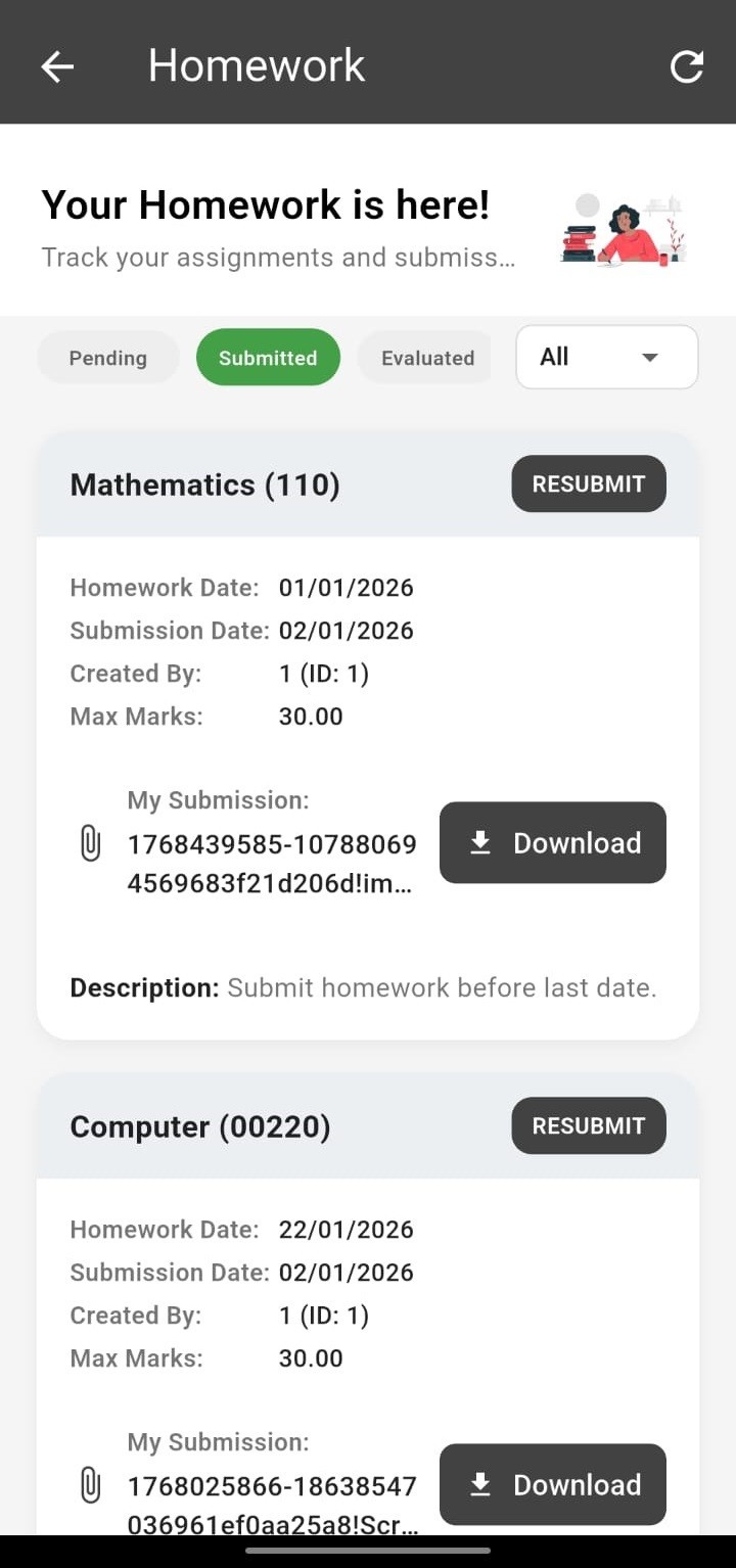 Future School Mobile App | Android App | School Management Solution