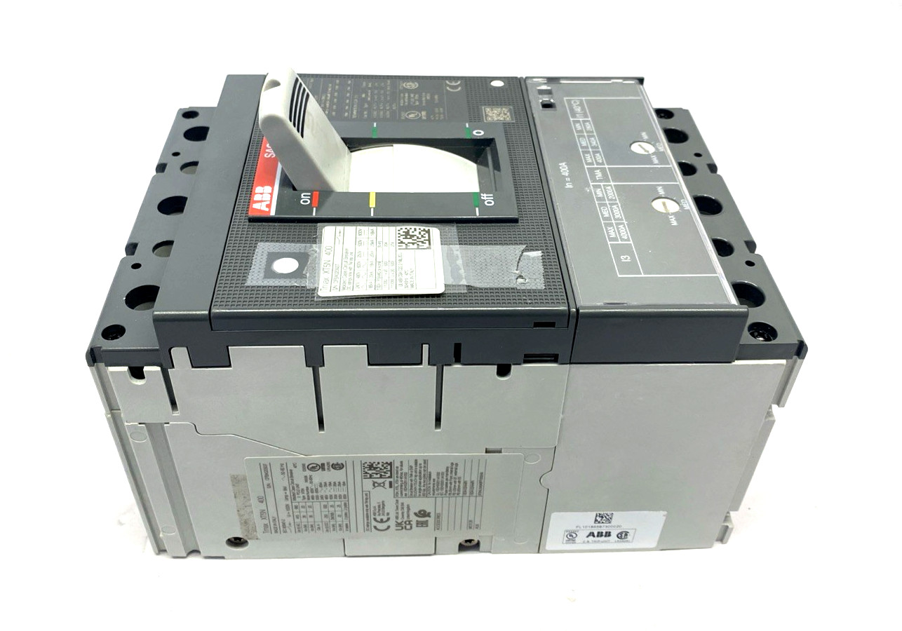 ABB XT5NU340ABFF000X00X XT5N 400 Circuit Breaker 3P 400A 1SDA102444R
