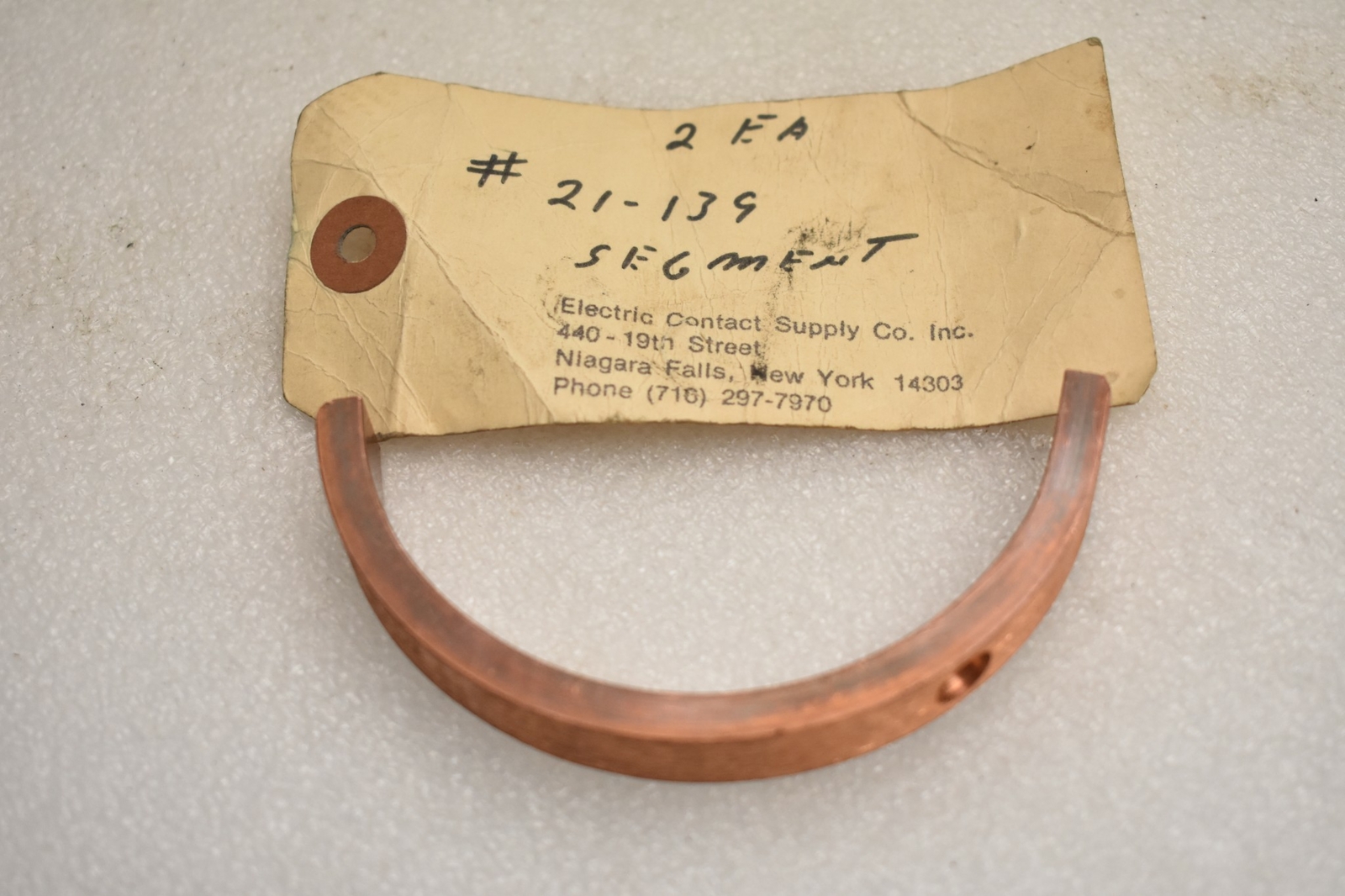 EATON CUTLER-HAMMER 21-139 COPPER SEGMENT. OEM REPLACEMENT PART
