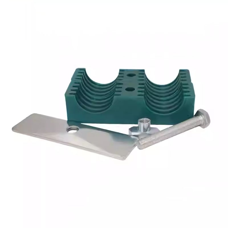 Hydraulic Pipe Clamp Double Hose Solid Body Plastic Pipe Clamp Fixed 6mm To 42mm