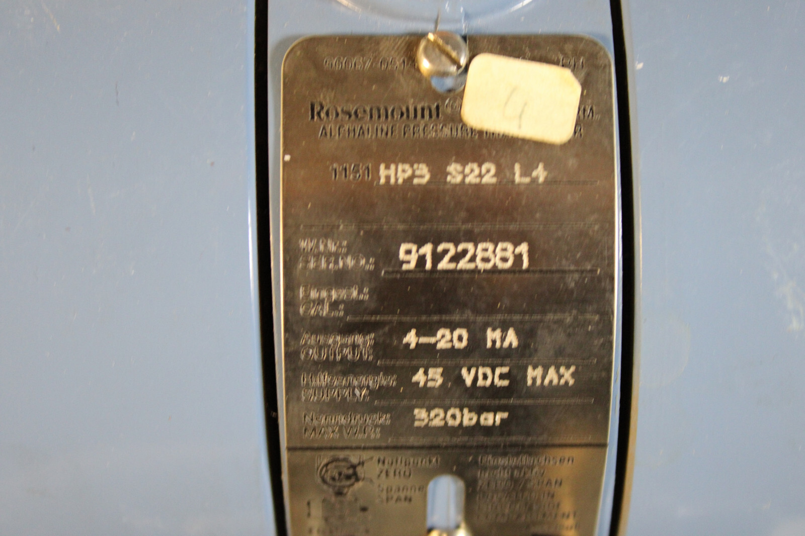 Rosemount 1151 HP3S22 L4 Pressure sensor NEW