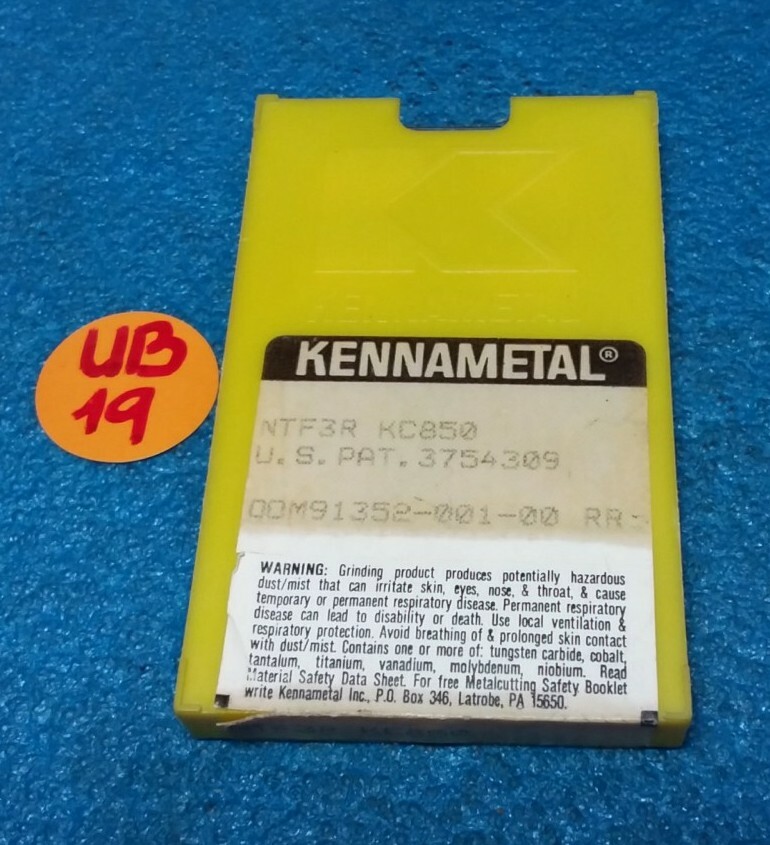 KENNAMETAL NTF3R KC850 CARBIDE INSERTS 10 PCS