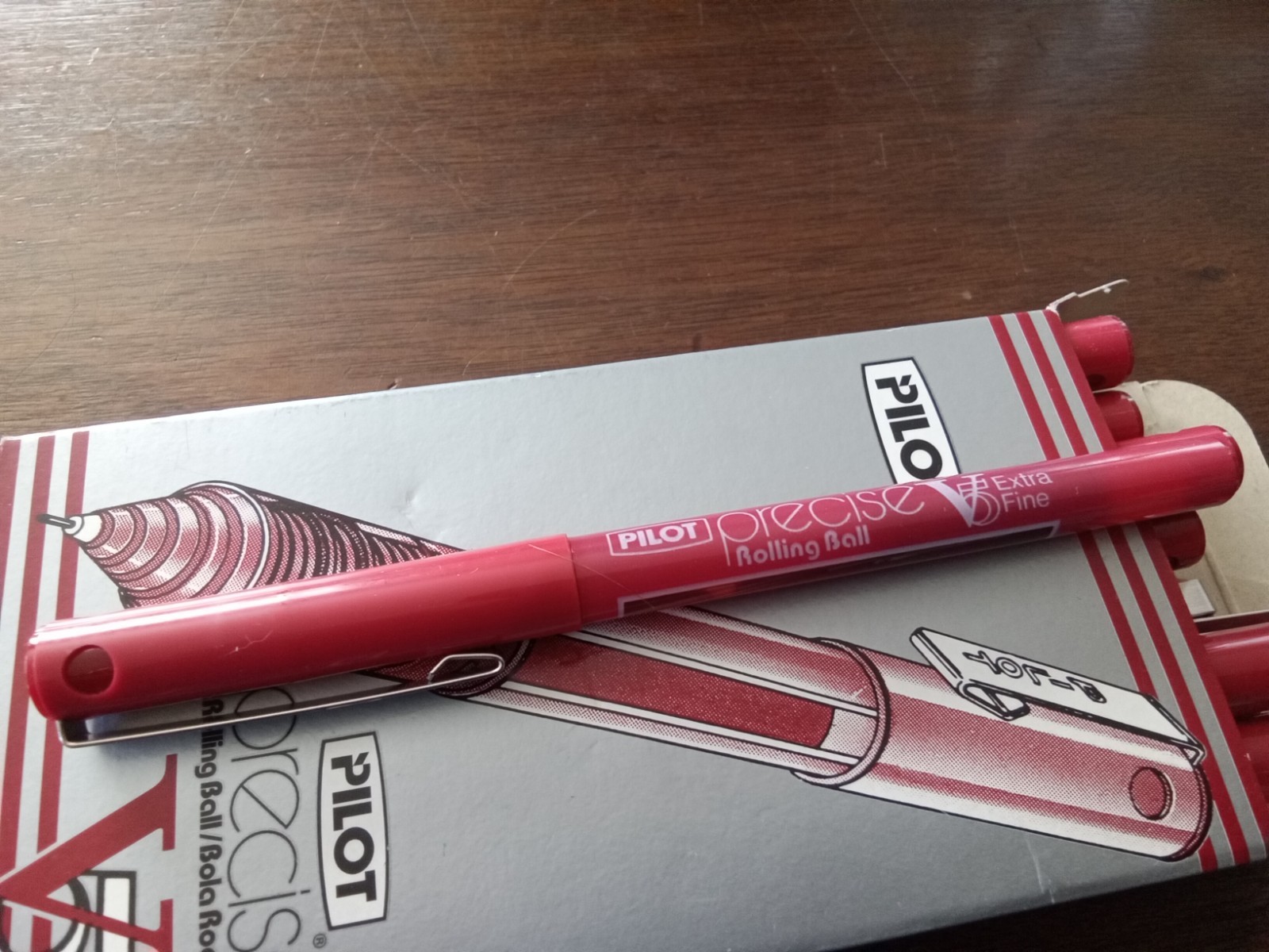 pilot precise red pens, extra fine X 12