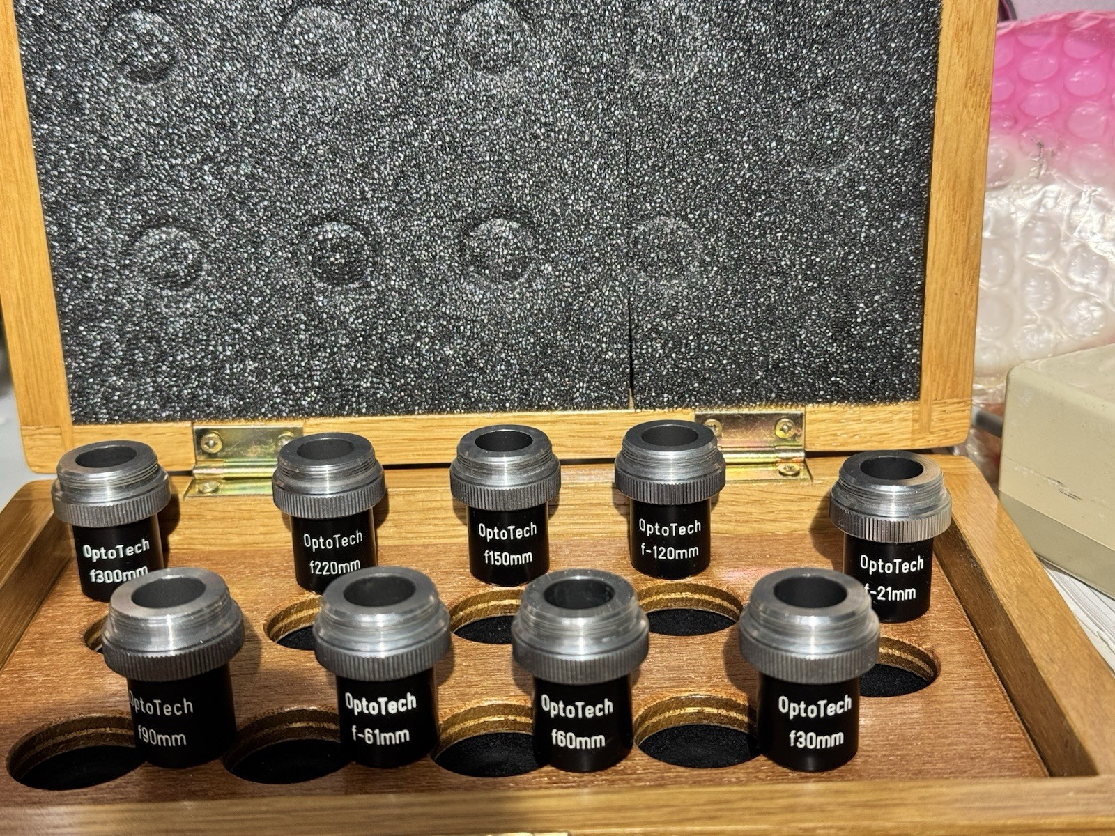 Opto Tech AZP2 HP Moller Wedel Autocollimator w/ Light Source Set Of Lenses +