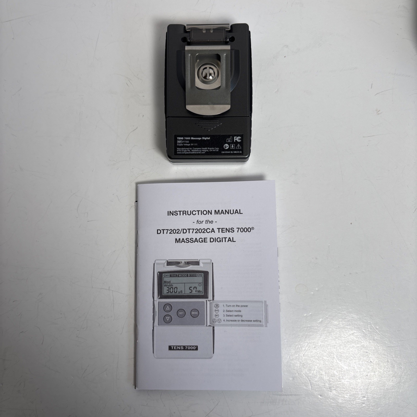 TENS 7000 Digital TENS Unit with Accessories – Muscle Stimulator Machine New