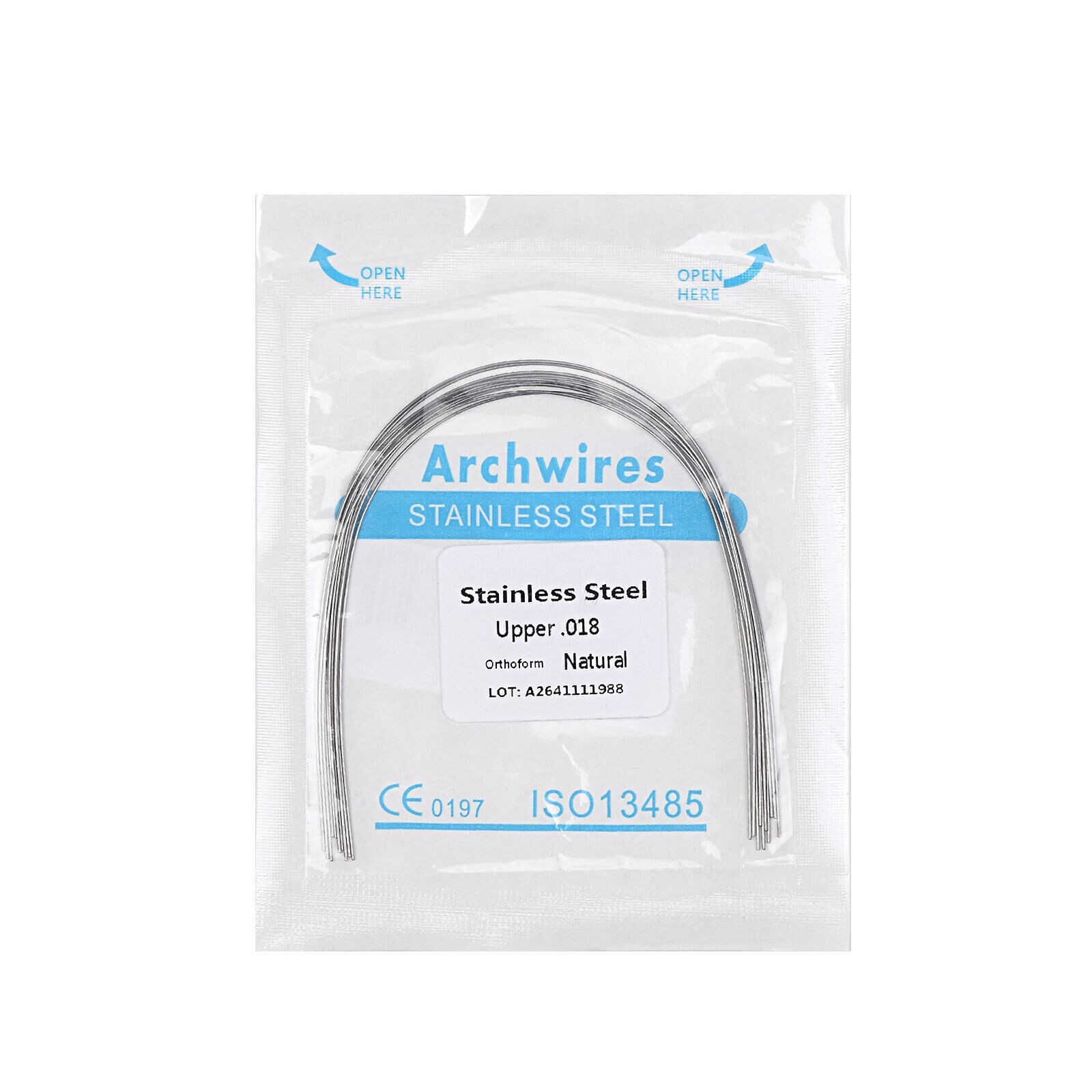 Dental Ortho Super Elastics NiTi/Stainless Steel Round/Rectangular Arch Wire