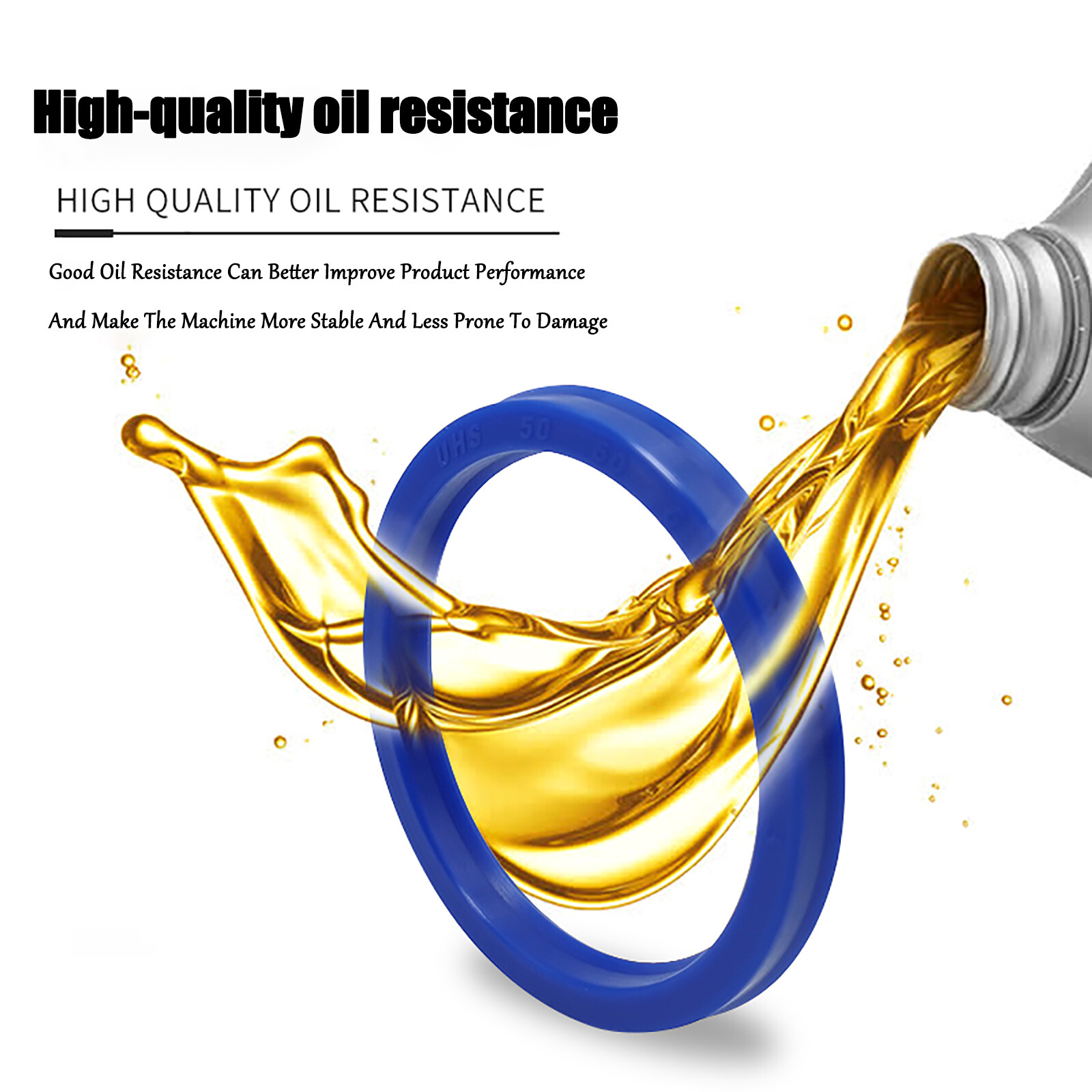 U-Cup UN/UHS/UNS Type Piston Seal Cylinder Jack/Hydraulic Rod PU Seal Ring