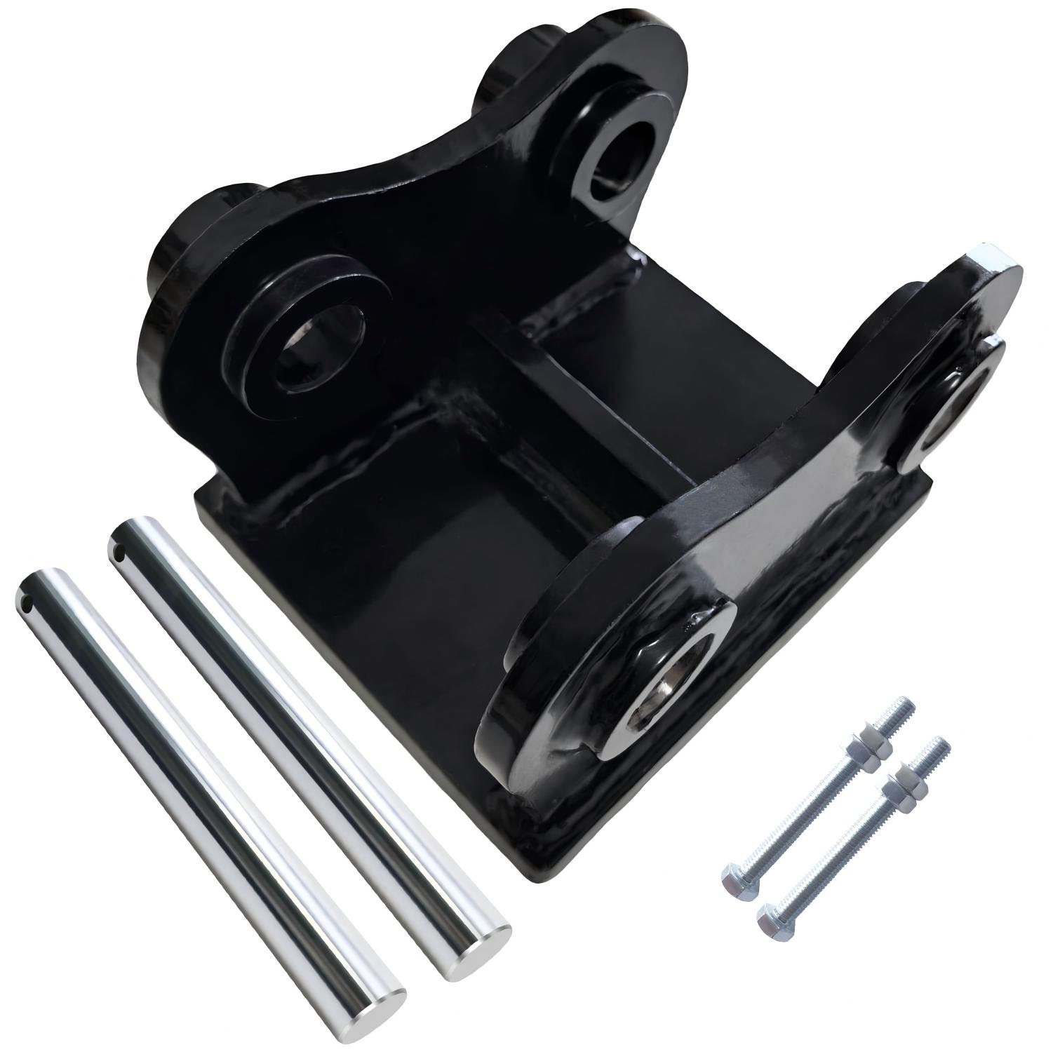 35mm Weld-On Bucket Ears Pin Set with Base Plate for CAT 302 MiNi Excavator