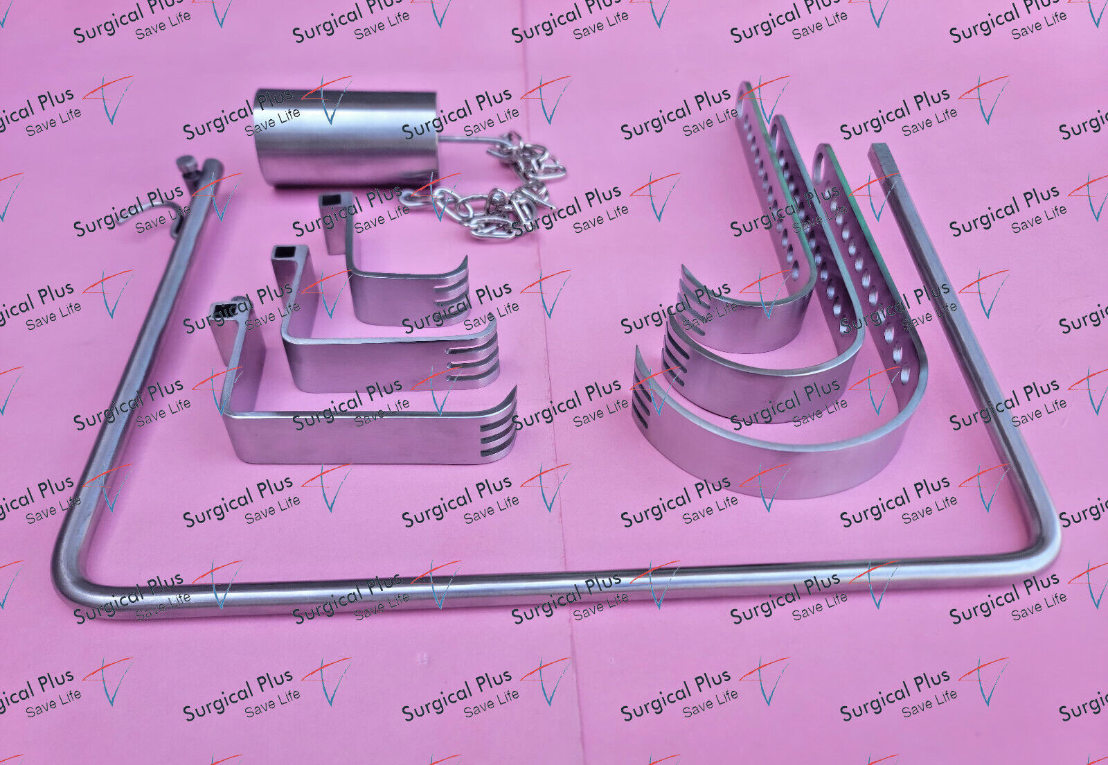 Initial Charnley Incision Retractor Extended Complete Set Hip Surgery Orthopedic