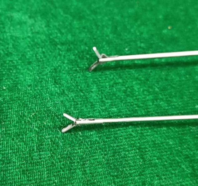 2pc Hysteroscopy Urology Semi Rigid Biopsy 5FR 40cm with Blue Rotar Reusable