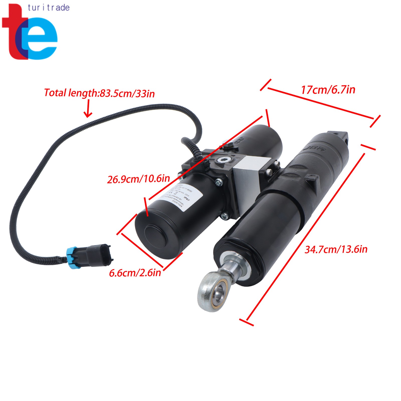 Power Bed Lift Actuator BM23079 BM22108 for John Deere Gator XUV 620i 850D