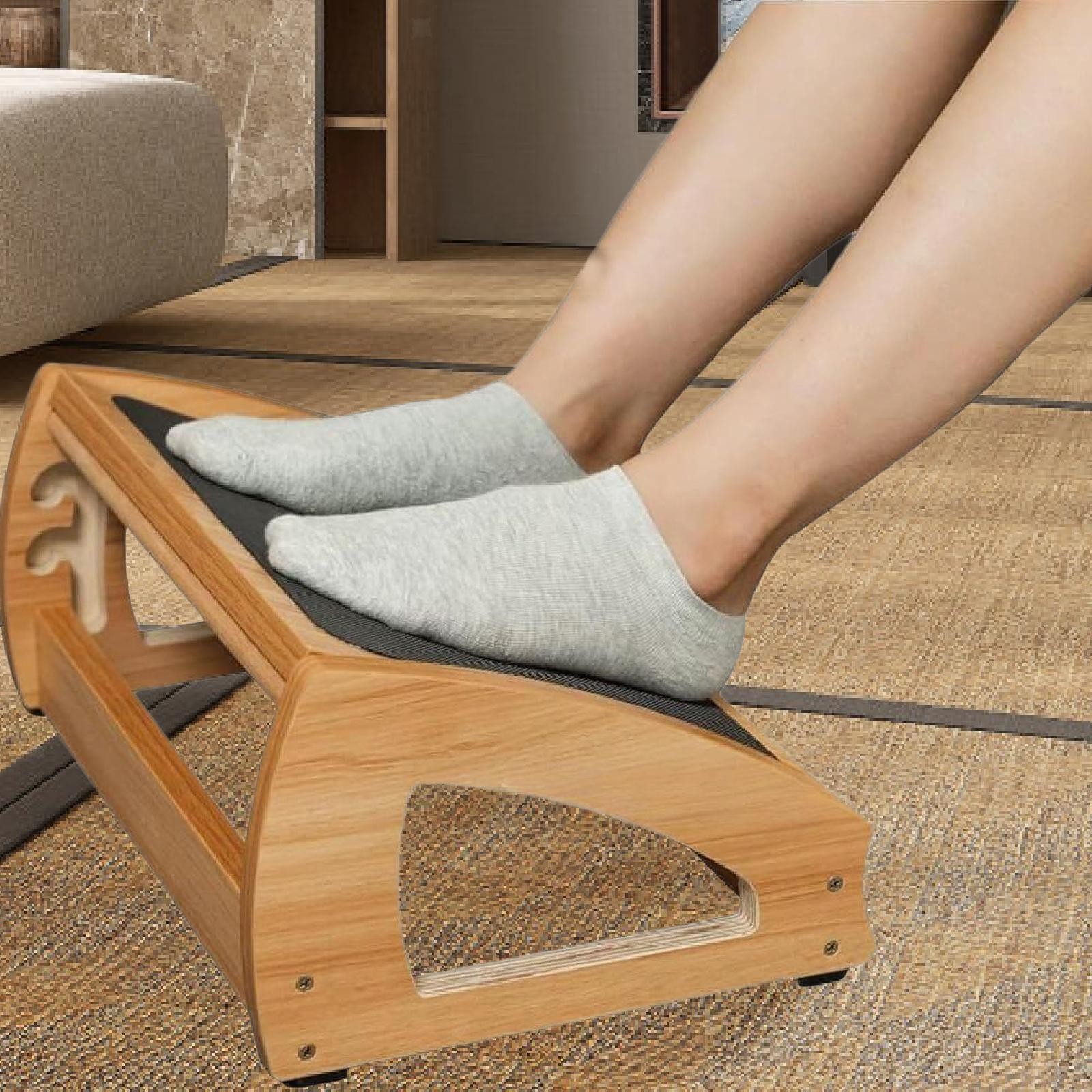 Under Desk Footrest Desk Step Stool Support Modern at Work Compact Adults Foot