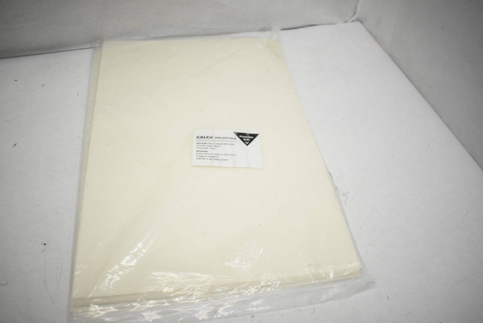 CALCA Pro DTF Film Double Sided Matte Hot Peel 75um Printable Transfer Sheets