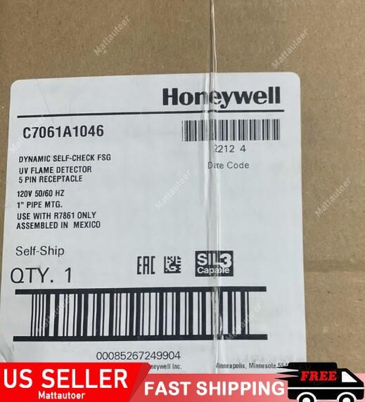 1PC ONE Honeywell C7061A 1046 UV Flame Detector C7061A1046