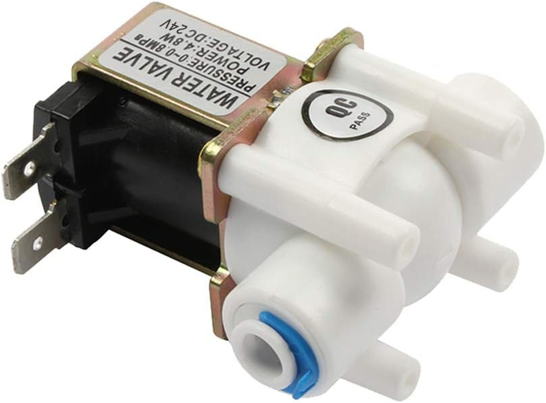 Beduan 24V 1/4″ Inlet Water Solenoid Valve Normally Closed for RO Reverse Osmosi