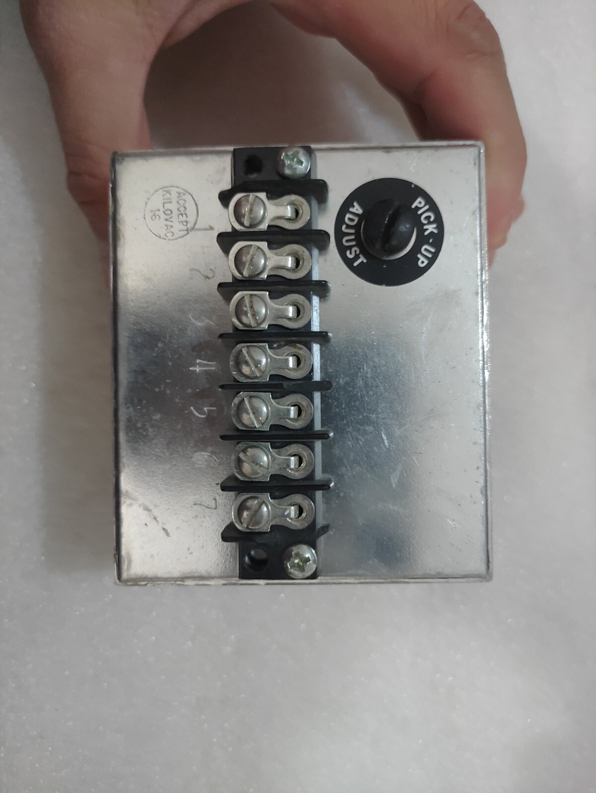 Wilmar Currant Relay 1100-19X, 24 Volt DC, 50-500 Hz, 1-5 Amp Adjustable