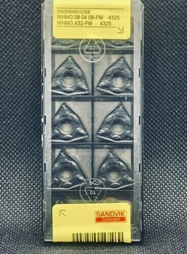 WNMG 432-PM 4325 / WNMG 080408-PM 4325 CNC Carbide Inserts(10 pcs) Free Shipping