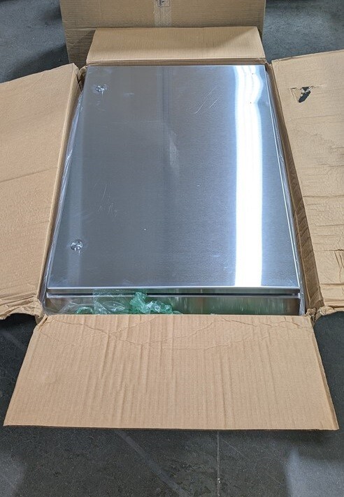 NEW SCE KHS1-36EL2412SSST Stainless Steel Sloping Top Enclosure 36x24x12″