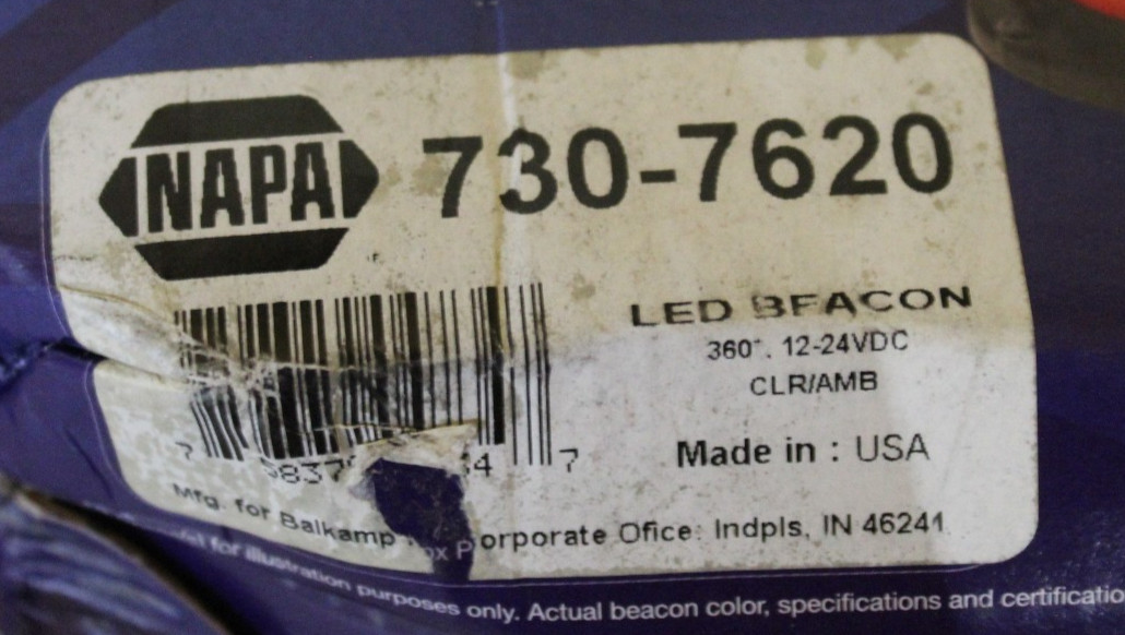 ECCO 7940CA LED BEACON CLEAR LIGHT