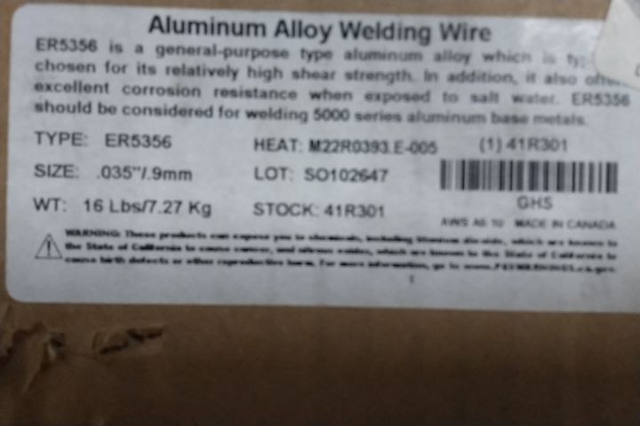 Westward 41R301 0.035 In Wire Diameter 12 In Spool Dia MIG Welding Wire (BW)