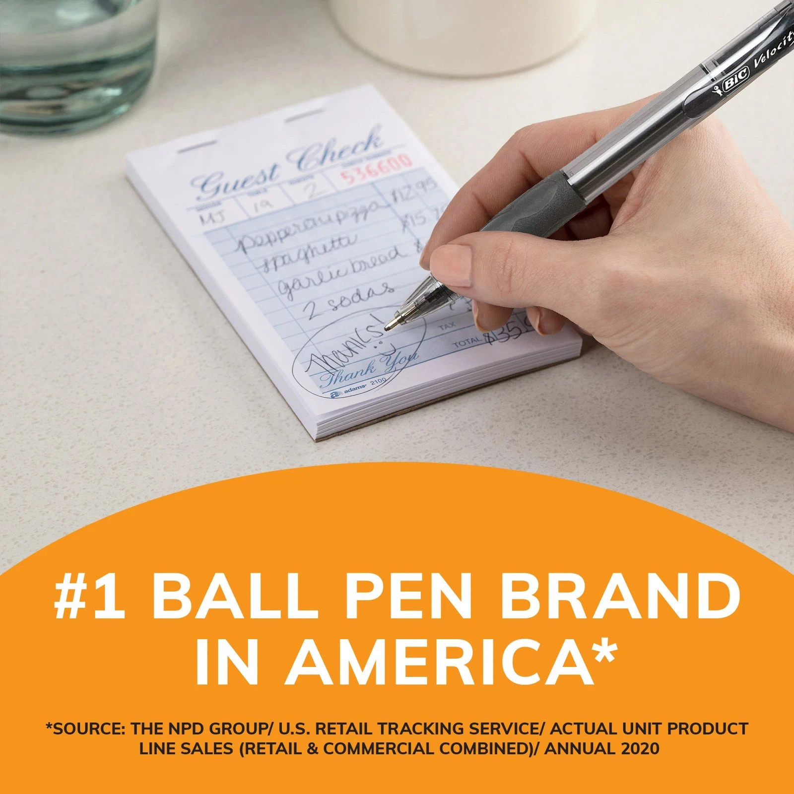 BIC Velocity 1.6 mm Bold Point Black Ink Ballpoint Pens, 36-Pk