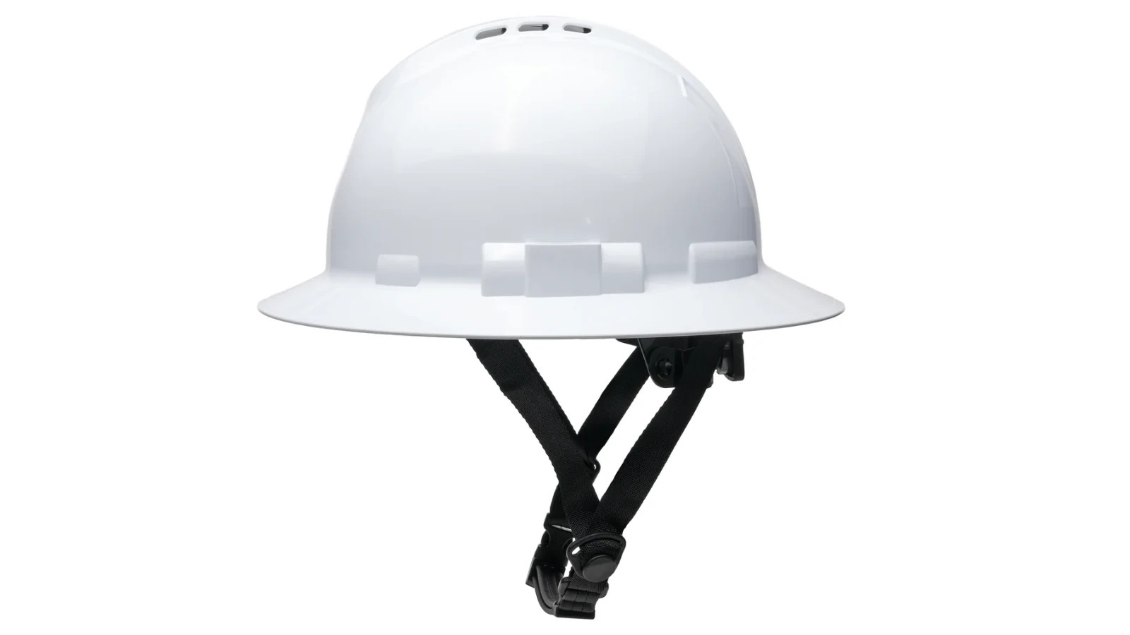 Pyramex Ridgeline® T2 Full Brim Hard Hat, White (Vented & Non-Vented) with Mips®