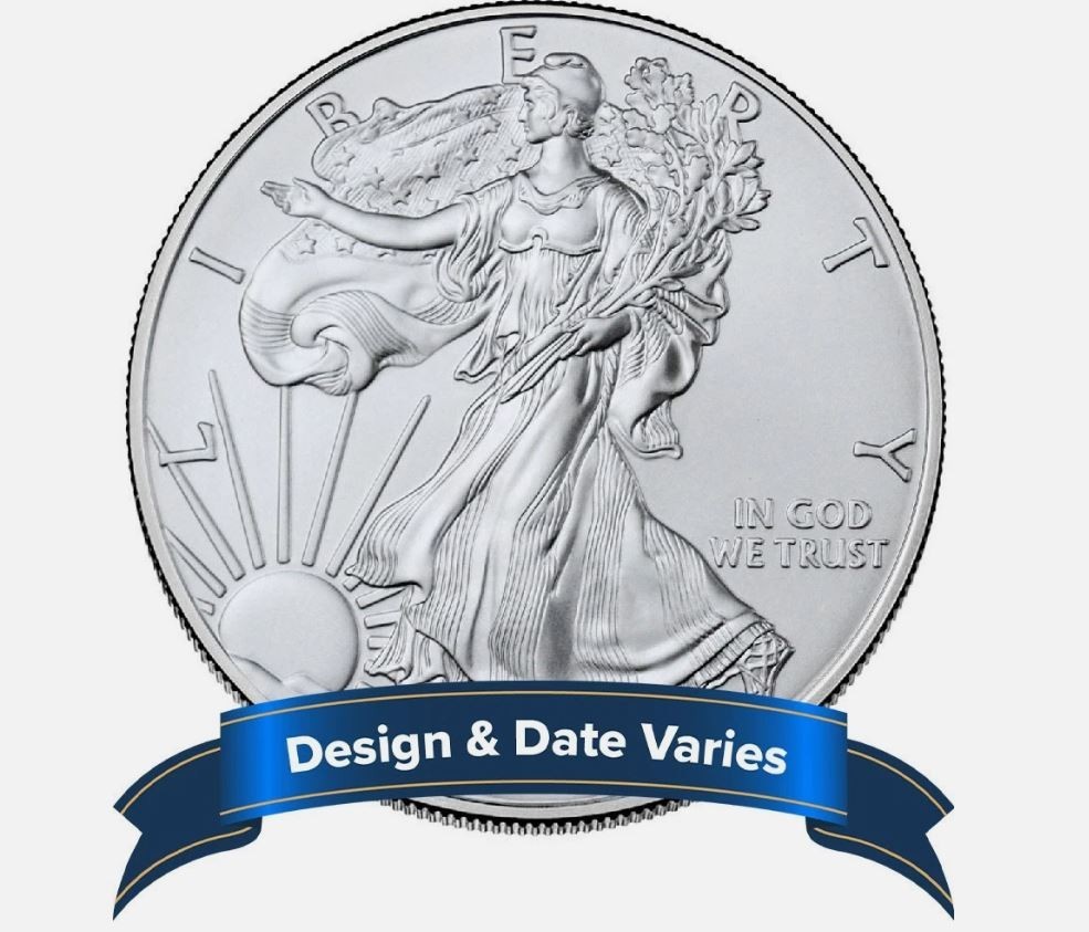 Roll of 20 – $1 American Silver Eagle 1 oz Random Year BU