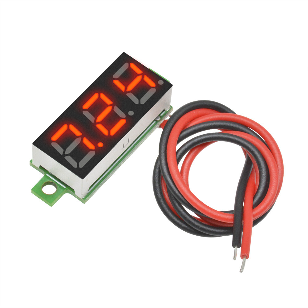 0.28/0.56In 2Wire 3Wire LED Digital Voltmeter Panel Accurate Meter Display NEW
