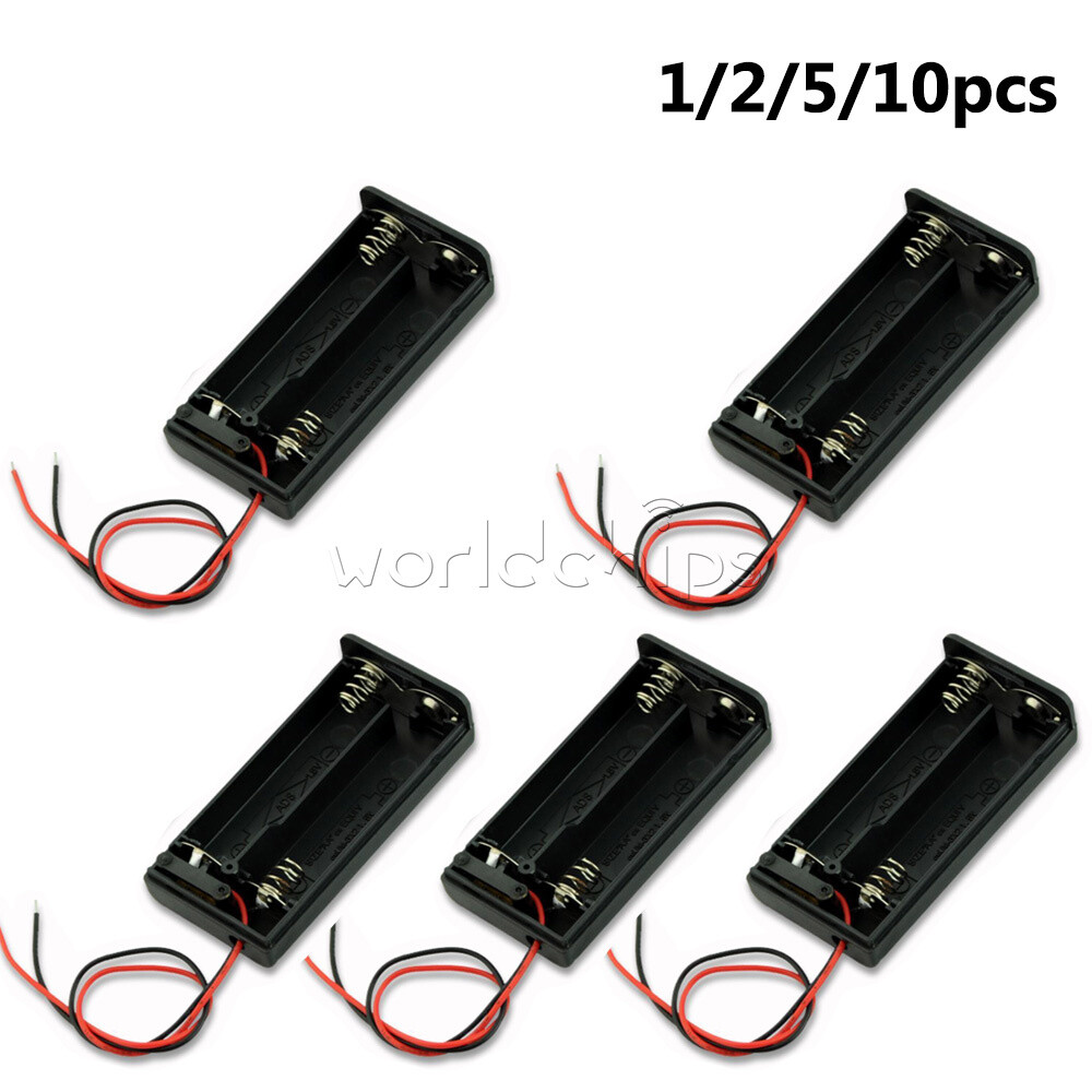 1-10Piece AA 2A Battery Holder Box Case With ON/OFF Switch Cover For 2AA Battery