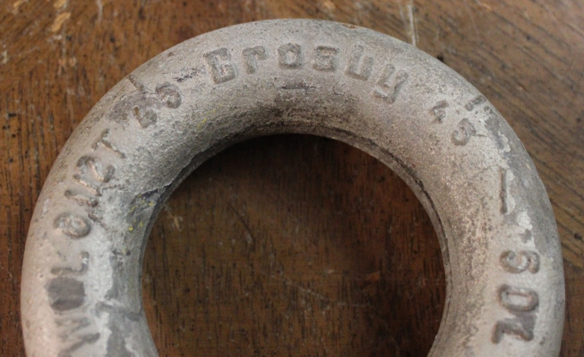 Crosby 1″ Bolt on Type Anchor Shackle 8-1/2 Ton Hot Dipped Galvanized G-2130