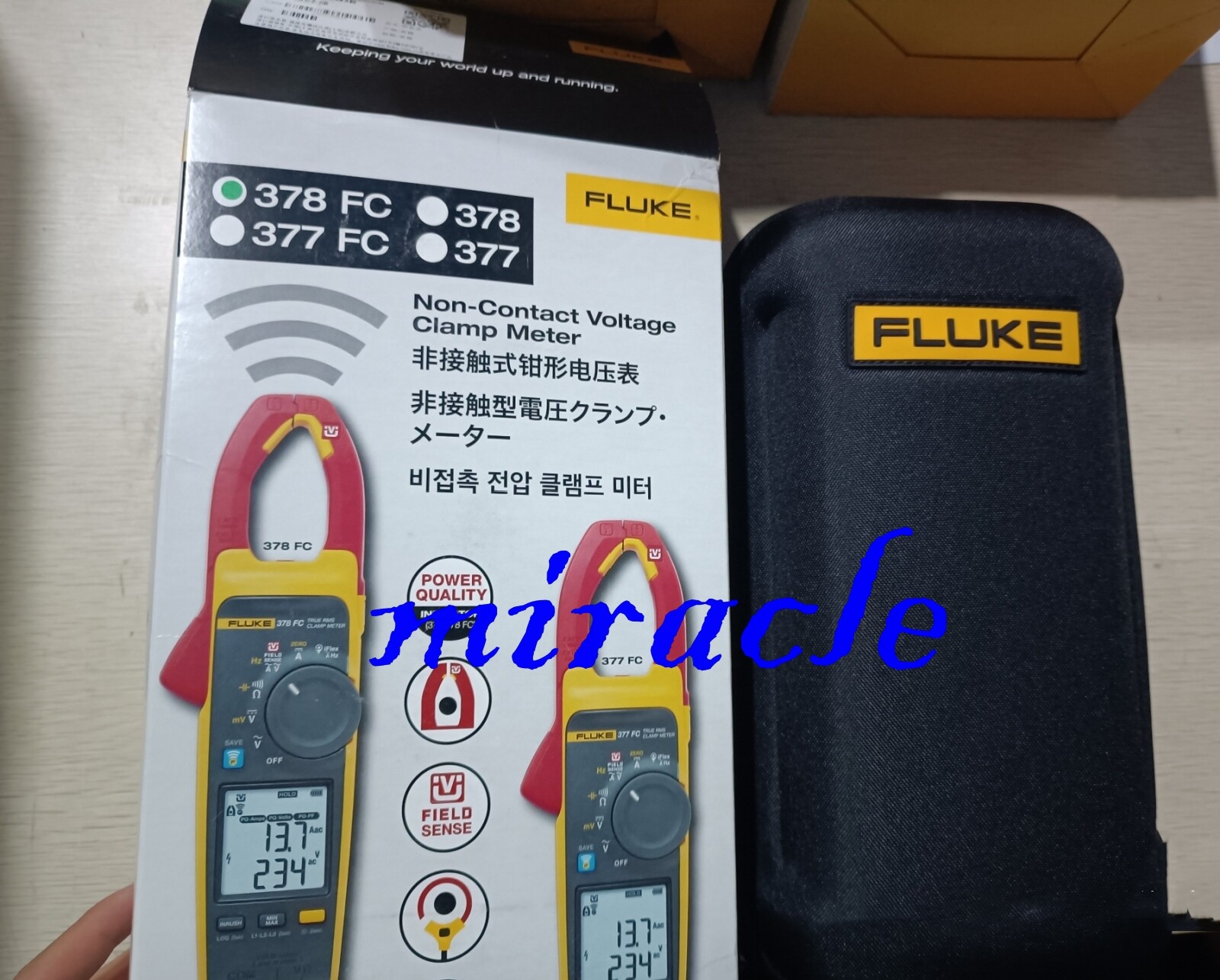 1pc brand new 378FC Voltage Clamp Meter Worldwide Delivery