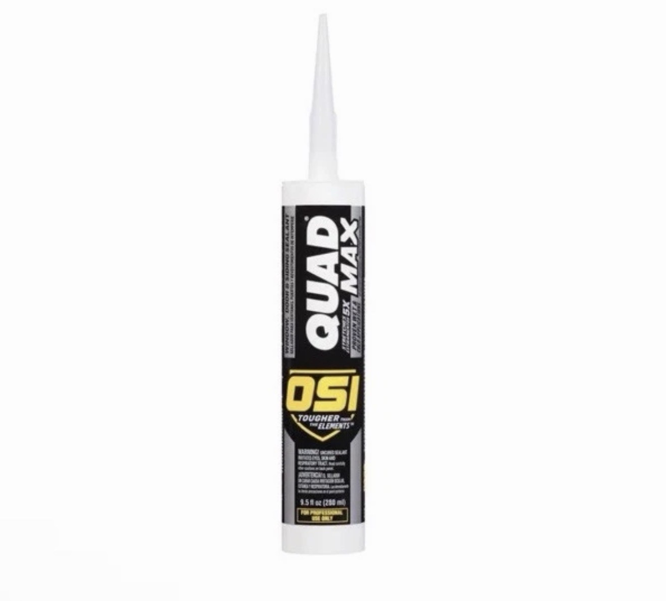 12pk / OSI QUAD Max Caulk Sealant- 9.5oz ea. – White #001 – SEALED BRAND NEW