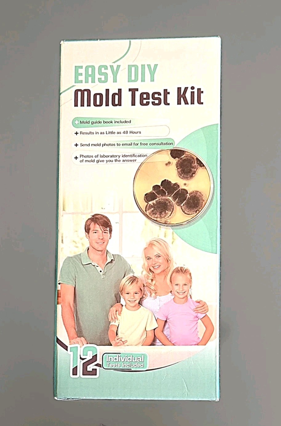 Easy DIY Mold Test Kit 12 Tests Open Box Missing Some Swabs