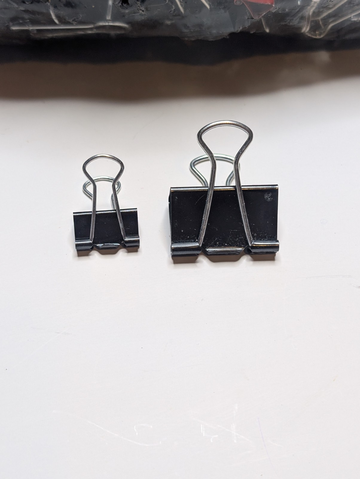 5 LB Bulk Binder Clips Assorted Sizes Black Office Paper Clips Mixed Lot