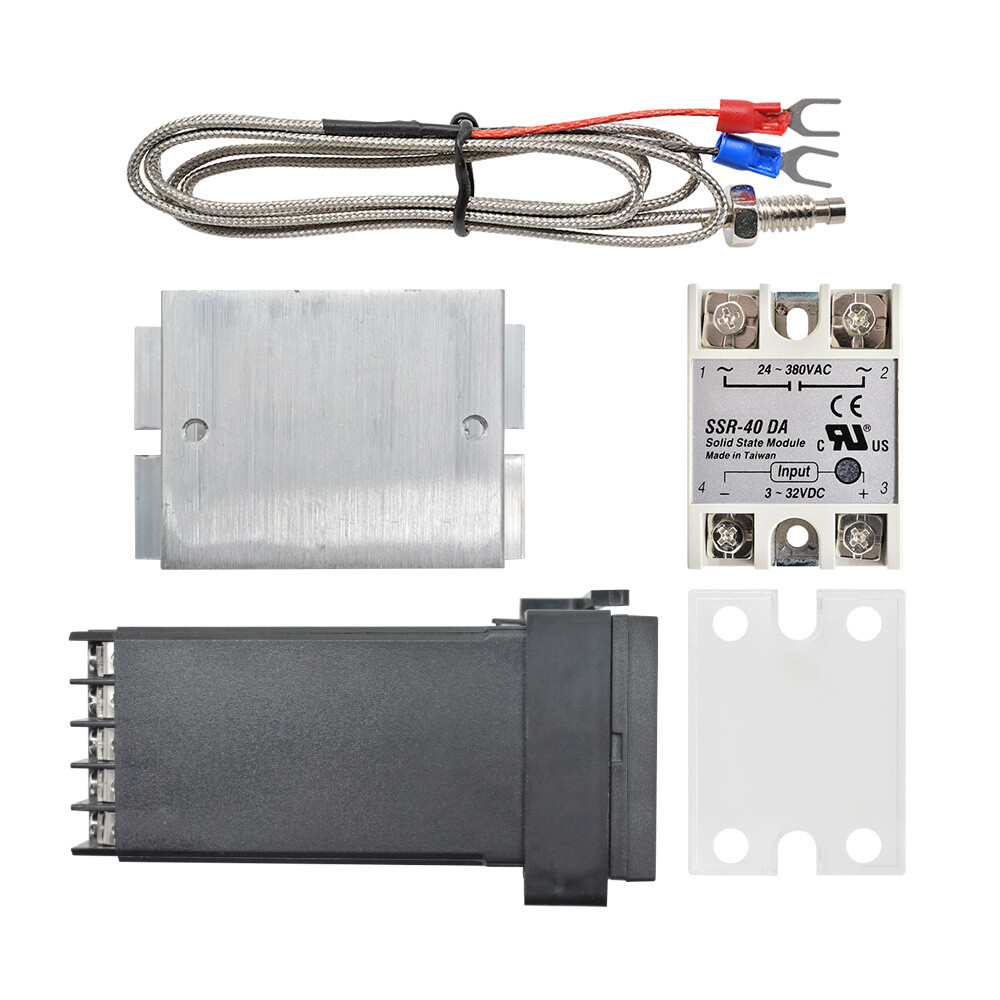 REX-C100 Digital PID Thermostat temperature Controller SSR output K Thermocouple