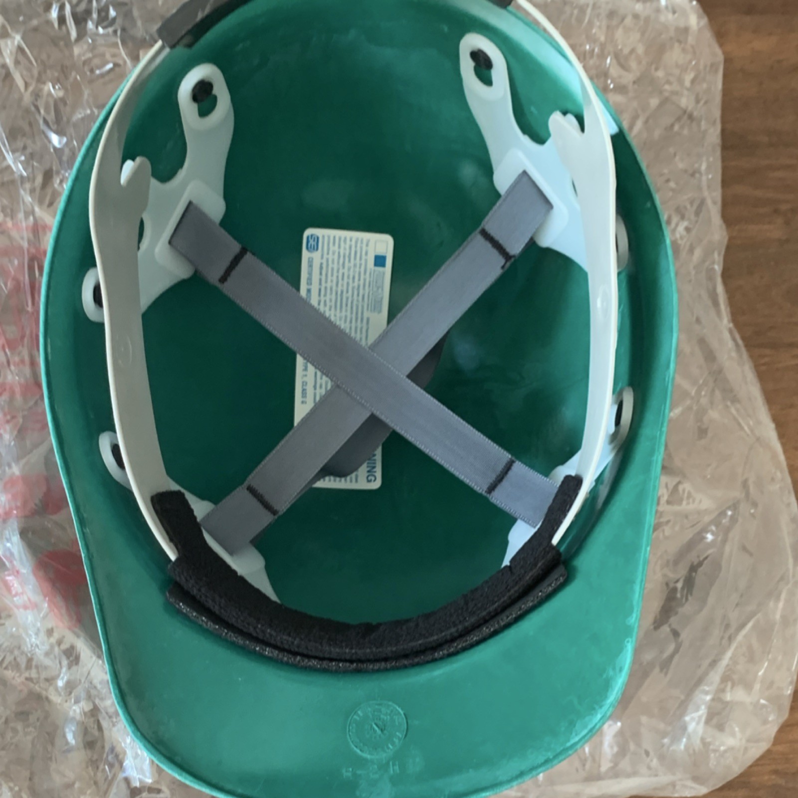 Fibre-Metal Green Hard Hat Strap Suspension P2NRW7440000