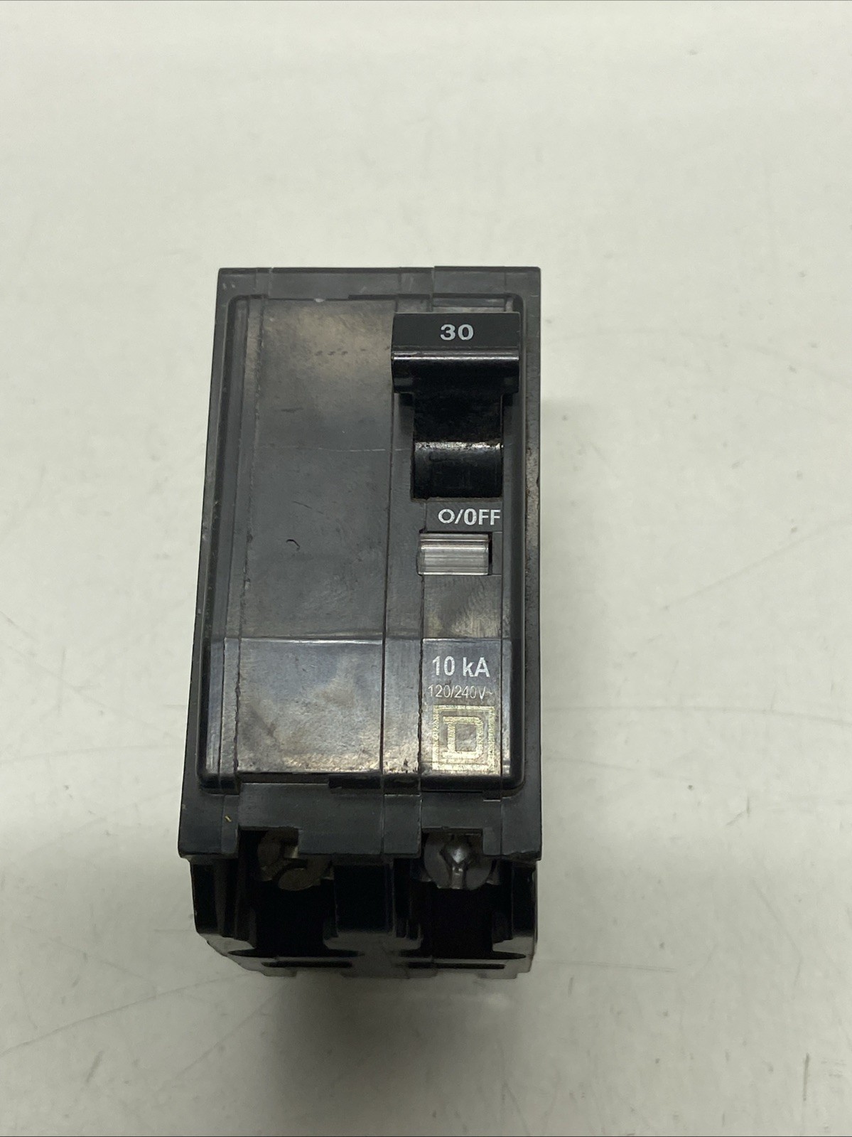 SQUARE D QO230 2-Pole 30-Amp 120/240V Circuit Breaker.