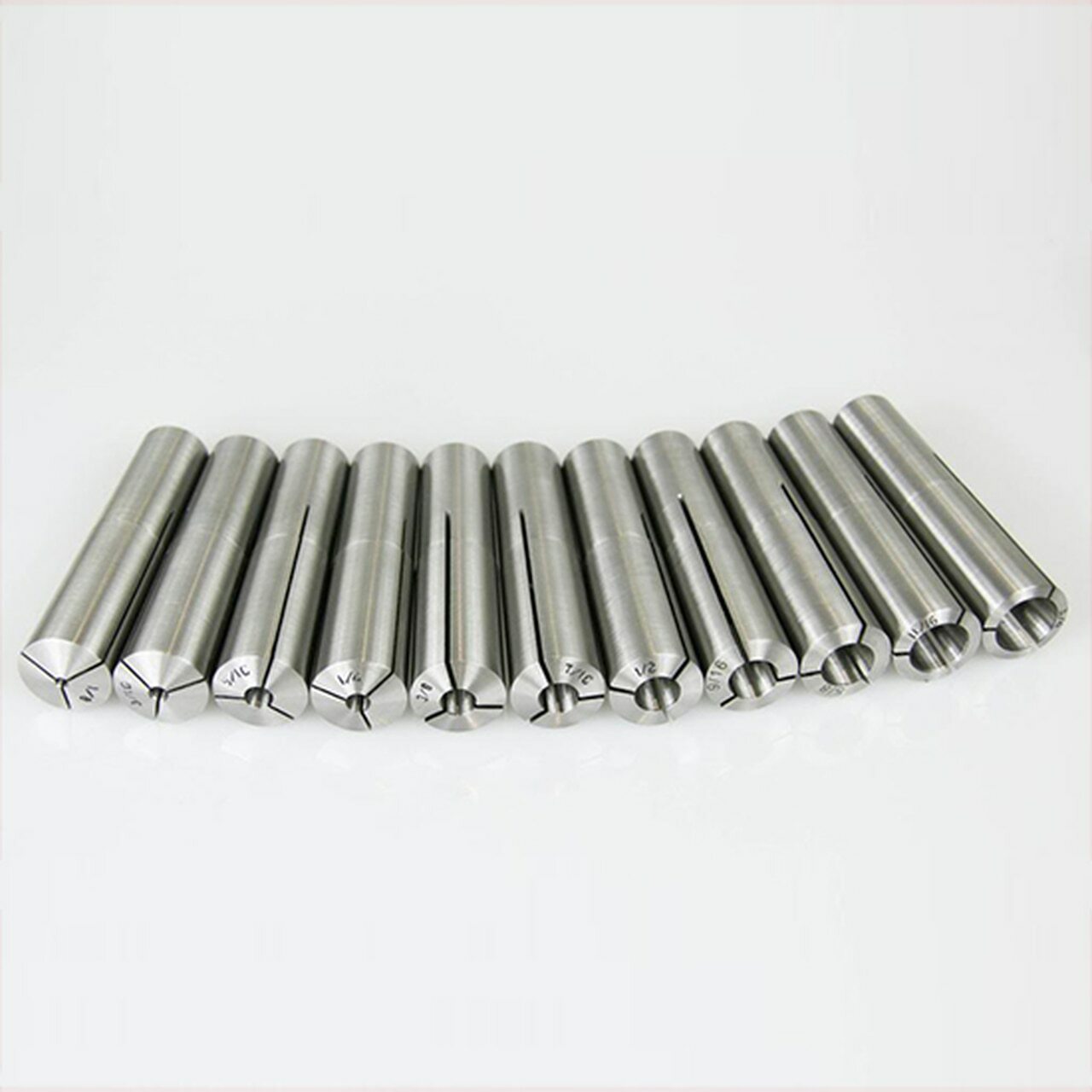 1/8-3/4″ X 16ths #9 Brown & Sharpe Taper Collet 11 Pc Set